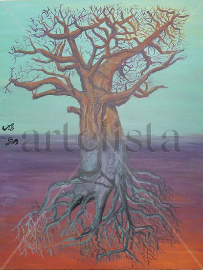 El poder oculto Oil Canvas Landscaping