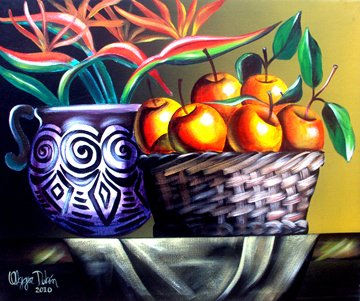 BODEGON LENCA Acrylic Canvas Still Life Paintings