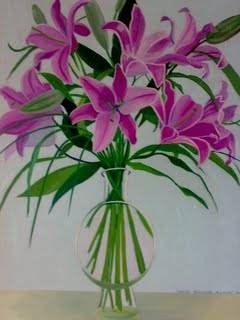 3000 Oil Panel Floral Painting