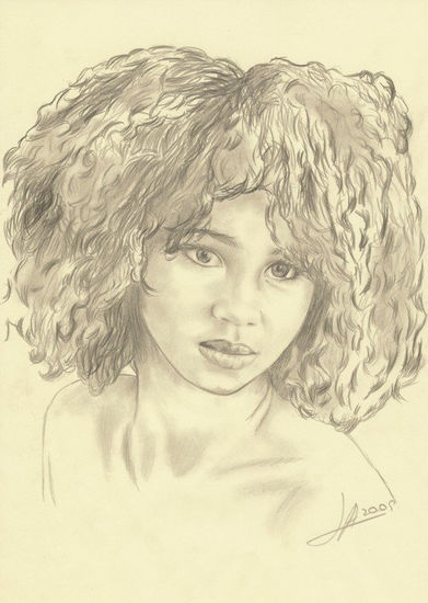 Retrato de mujer africana 