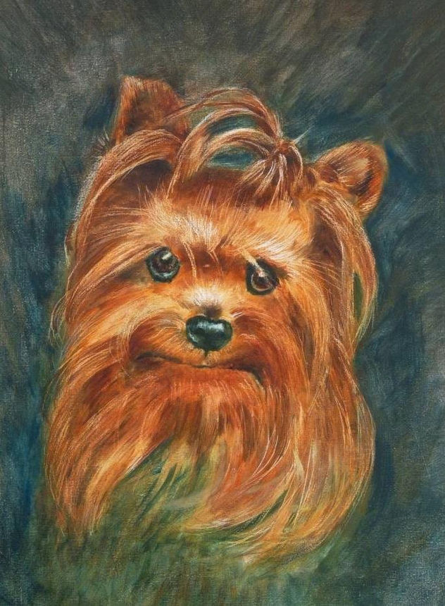 PERRITA ESGRAFIADA