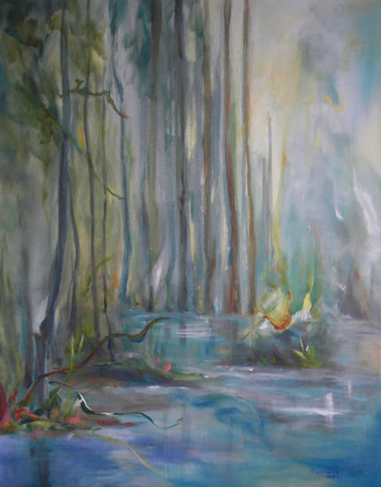 BOSQUE - Serie Potencialidad Acrylic Canvas Landscaping