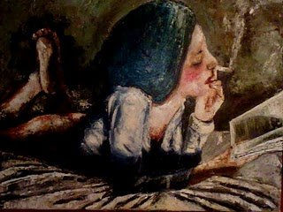 Mujer con libro