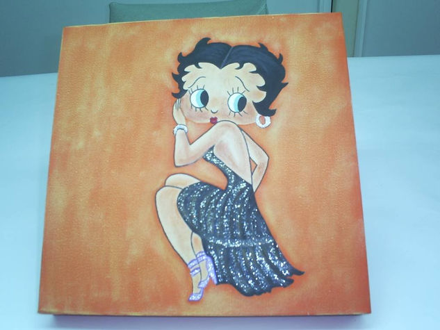 BEETY BOOP.COLECCION INFANTIL Acrylic Canvas Figure Painting