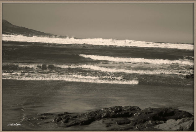 observando las olas