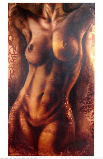 ESTUDIO III Industrial Panel Nude Paintings