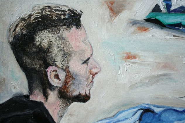 Parkour 2010 oil painting