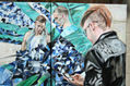 Parkour 2010 oil painting