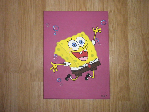 Bob Esponja Acrylic Canvas Others