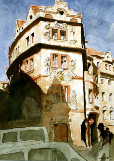 Calle de Praga Watercolour Paper Landscaping