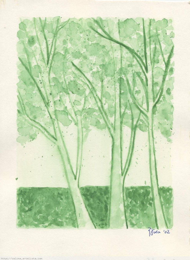 Arboles verdes