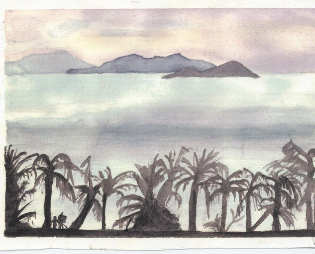 Desde mi isla Watercolour Paper Landscaping