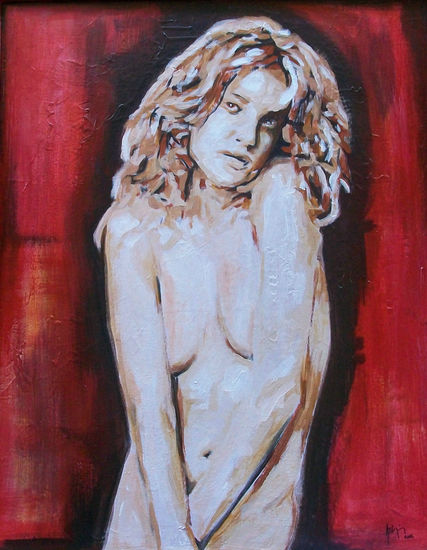 pudor Acrylic Canvas Nude Paintings