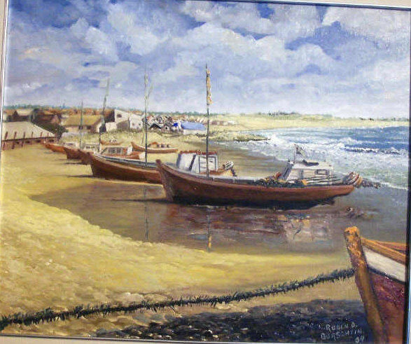 punta del diablo Oil Canvas Marine Painting