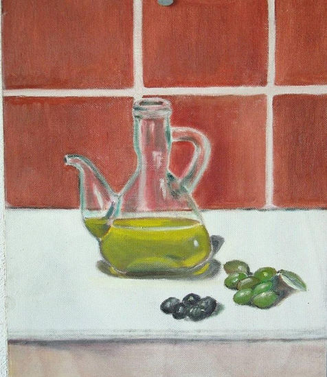 cetrill Oil Panel Still Life Paintings