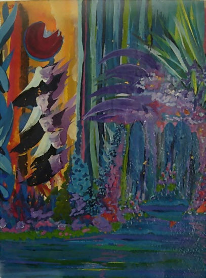 SUEÑO TROPICAL Gouache Paper Landscaping