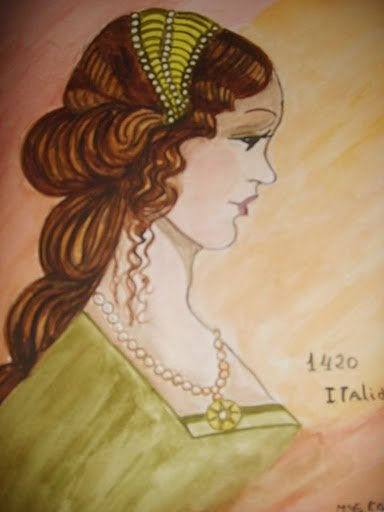 serie de moda antigua italia 1.420
