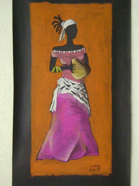 africana con garrafa