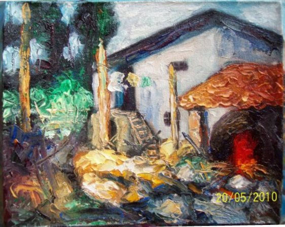 Valle de la Sierra Norte Oil Canvas Landscaping