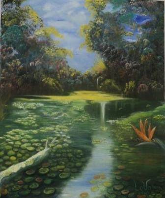 Espejismos Oil Canvas Landscaping