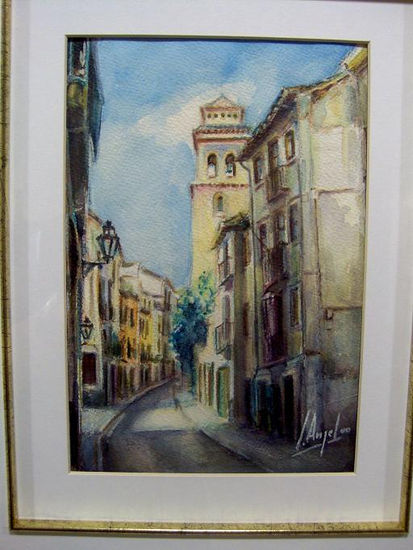 Calle Elvira Oil Canvas