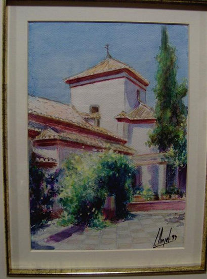 Iglesia San Cecilio Oil Canvas