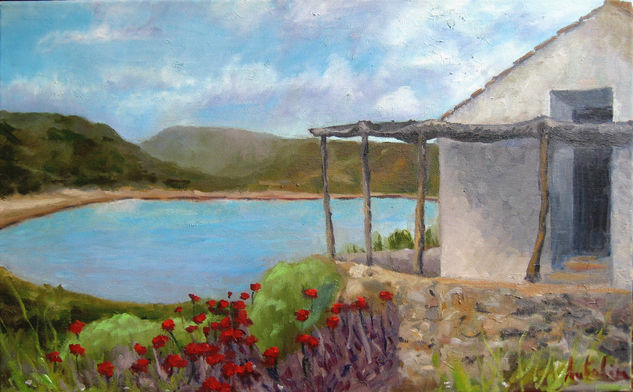 paisaje de menorca Oil Canvas Landscaping