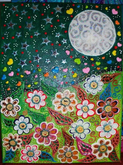 " LUNA ENCANTADA " Acrylic Canvas Landscaping