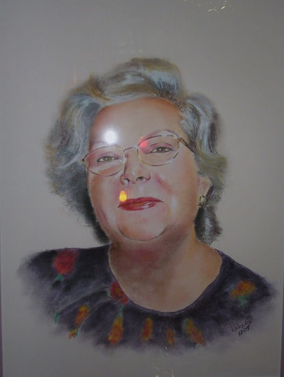 RETRATO FIFI Pastel Papel Retrato