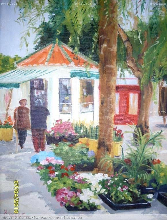 quiosko de flores