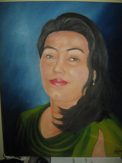 Retrato de esperanza canales Oil Canvas Portrait