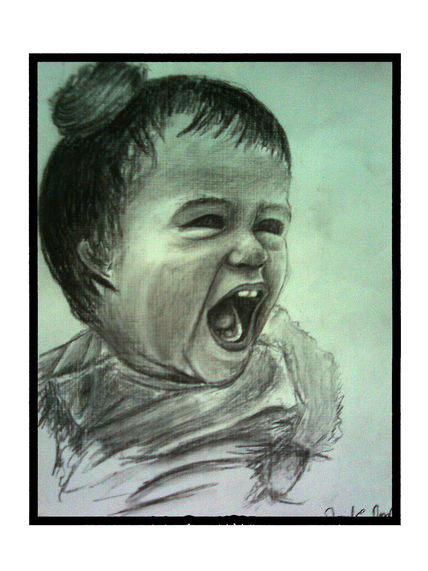 Dibujo en carboncillo