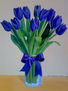 tulipanes azules