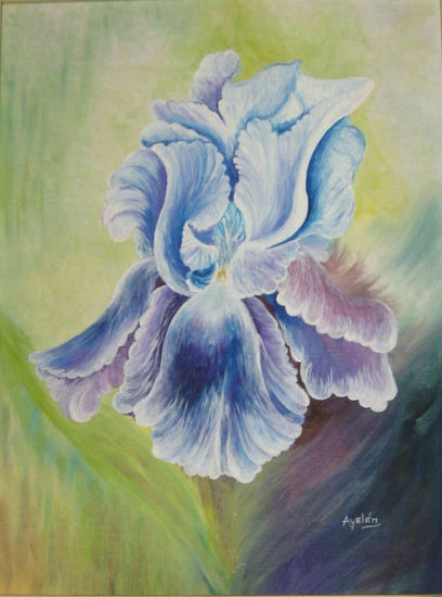 ORQUIDEA Oil Panel Floral Painting