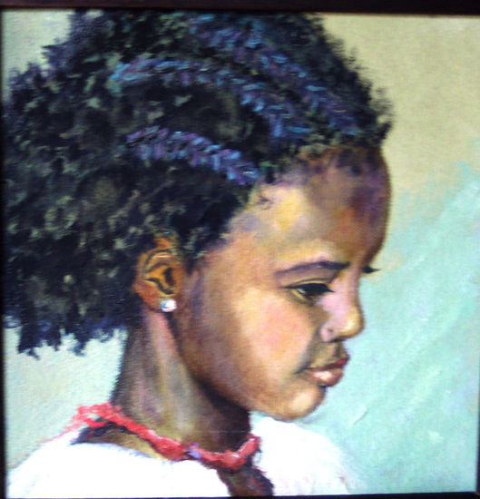 JOVEN I Oil Canvas Portrait