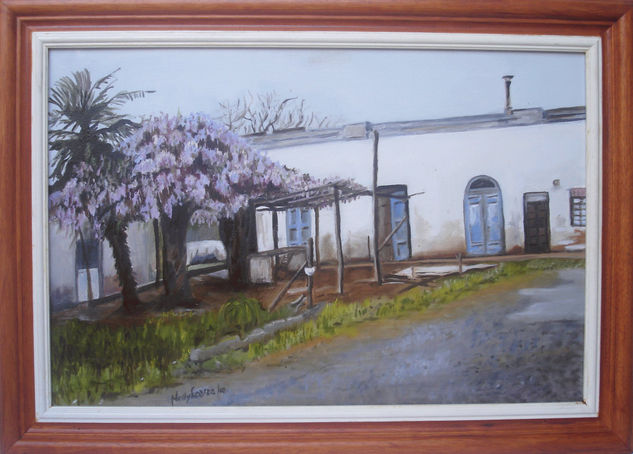 Vieja casona de Chascomús, provincia de Buenos Aires Oil Canvas Landscaping