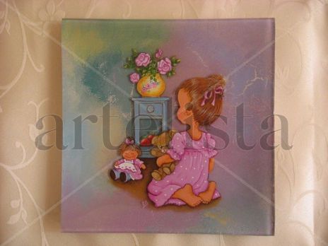 Niña jugando