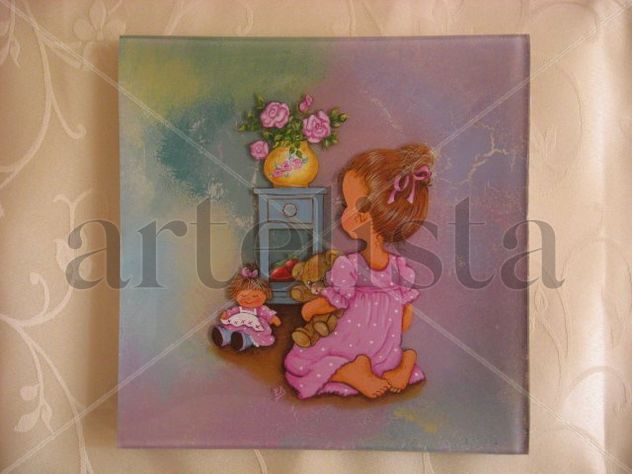 Niña jugando