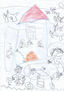 dibujo 6 papas y bebé