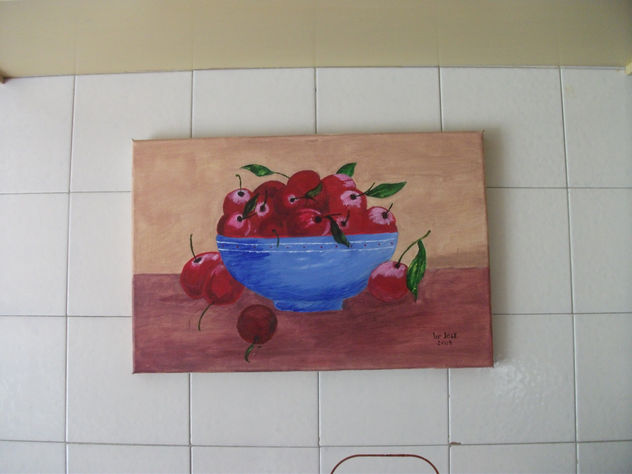 bodegon de cerezas