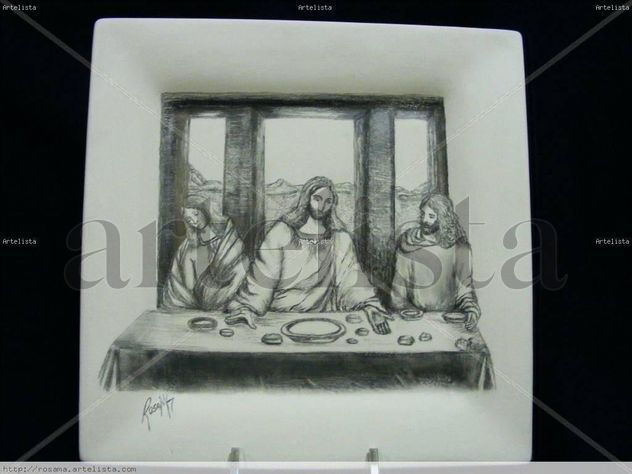 Fragmento de la Última Cena de Leonardo Da Vinci