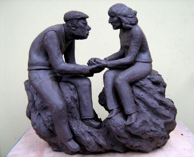Maqueta escultura gran formato Mamá