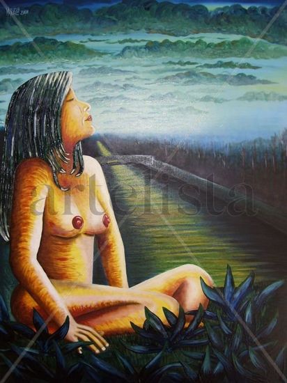 nostalgia Oil Canvas Nude Paintings