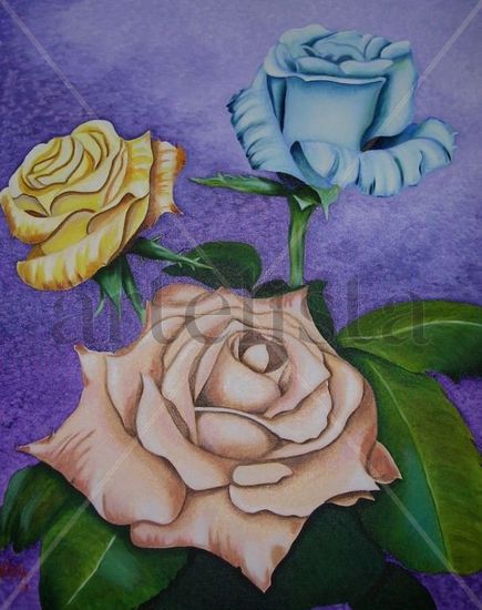 rosas Oil Canvas Floral Painting