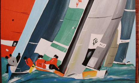 pintura acrilico regata