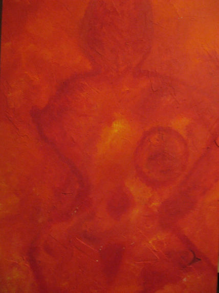 Mujer naranja