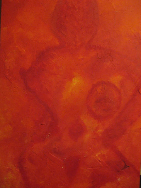 Mujer naranja