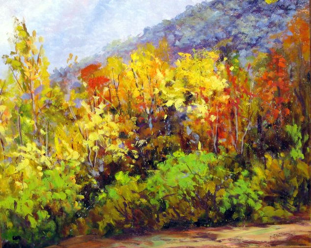 OTOÑO EN BUENVERDE Oil Canvas Landscaping