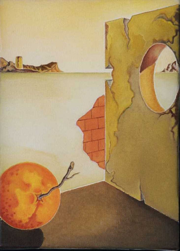 Falsa habitación al atardecer.