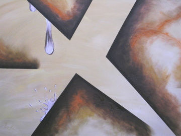 Gota de agua Oil Canvas